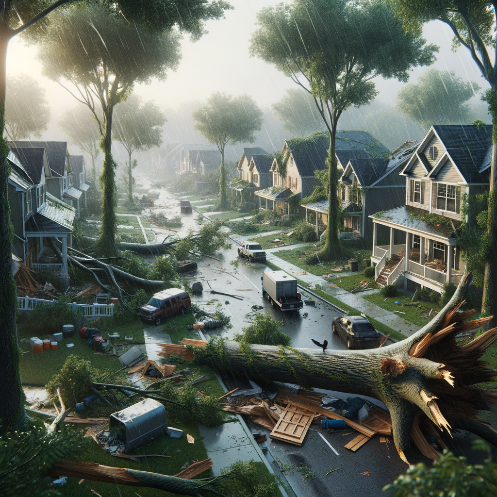 Fairburn GA emergency storm damage assessments