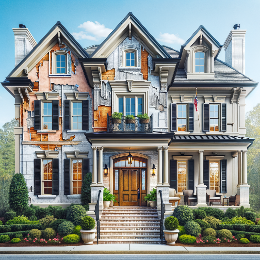 Newnan external home facade restoration